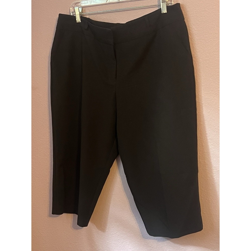 Worthington Petite Black Capri Dress Pants Size 16P